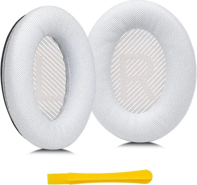 Main image of MOLGRIA QC45 Ear Pads Cushion, Replacement Scaly Figure Earpads for Bose Quiet Comfort QC45 QC 35 II QC35 QC35ii Headphones(White)