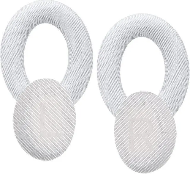 Alt view image 3 of 5 - MOLGRIA QC45 Ear Pads Cushion, Replacement Scaly Figure Earpads for Bose Quiet Comfort QC45 QC 35 II QC35 QC35ii Headphones(White)