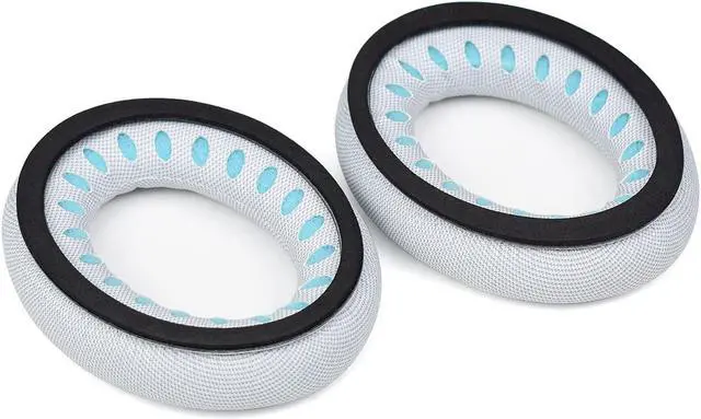 Alt view image 4 of 5 - MOLGRIA QC45 Ear Pads Cushion, Replacement Scaly Figure Earpads for Bose Quiet Comfort QC45 QC 35 II QC35 QC35ii Headphones(White)