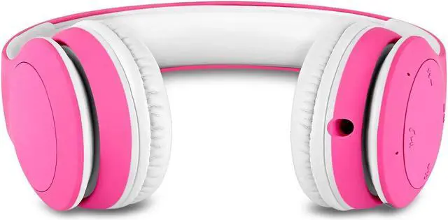 Alt view image 4 of 5 - NENOS Bluetooth Kids Headphones - Wireless With 93dB Limited Volume (Pink)