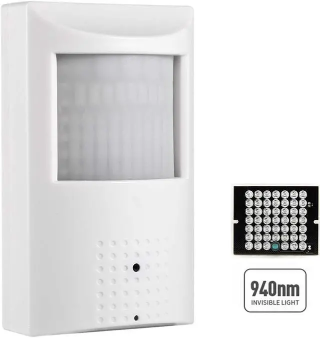 Main image of REVODATA 5MP POE PIR IP Camera,940nm 48 LEDs IR Night Vision,3.7mm Lens POE IP Indoor Security P2P PIR CCTV Video poe pir Camera,H.265 Motion Detection (IPIR-P-HS White)