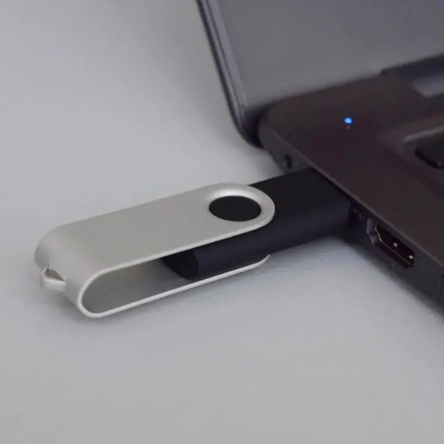 Alt view image 5 of 5 - VICFUN 10 Pack 16GB USB Flash Drives 16GB Flash Drive Pack USB 2.0 Swivel USB Thumb Drives, Black