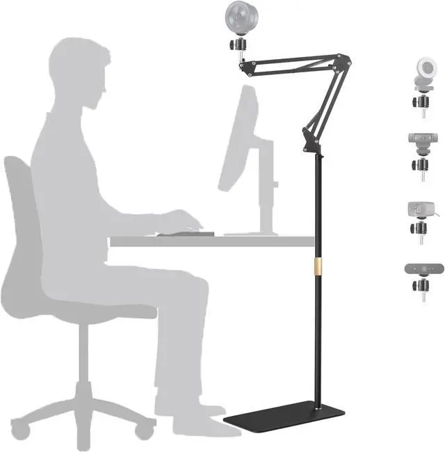 Main image of Kiyo pro Webcam Floor Stand Holder Compatible with Razer kiyo,kiyo pro,Kiyo X,Kiyo pro Ultra 4K webcams