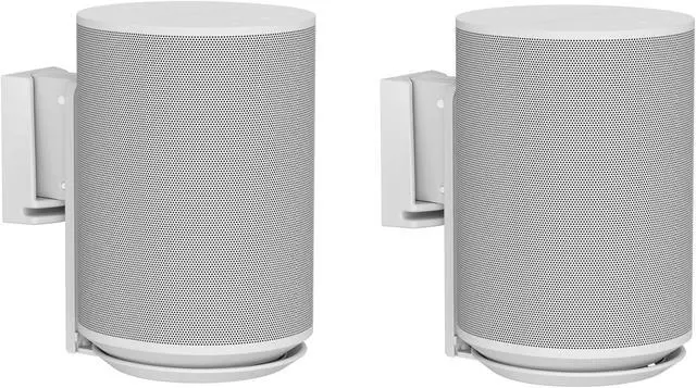 Main image of ynVISION.DESIGN Adjustable Wall Mount Compatible with Sonos ERA 100 Speaker - White 2 Pack