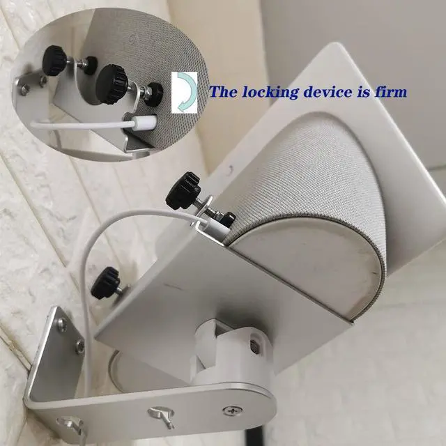 Alt view image 5 of 5 - ATOPCAENRT Wall Mount for Google Nest Hub Max, Wall Mount Bracket, Space-Saving Design for Home, Office, Kitchen, Bedroom, Compatible with Google Nest Hub Max 10" Display, Adjustable Viewing Angles