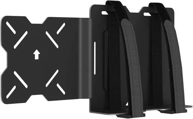 Main image of Universal Small Device VESA Mount can Connect VESA Arms, Adjustable Strap for MFF, Small Computers, Modems and More Mini PC Mount or Other Devices, Mounts on The Back of a Monitor with Screws Kit