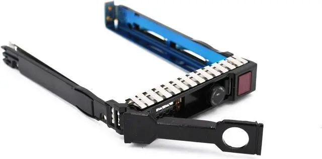 Alt view image 4 of 5 - 2Pcs 2.5" SFF SAS SATA SSD Hard Drive Carrier Tray Caddy 651687-001 651699-001 for Proliant ML350 DL360p DL380P DL160 Gen8 G8 Gen9 G9 with 8 Mounting Screws and Screw Driver