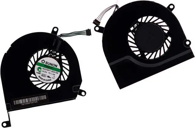 Alt view image 3 of 5 - Deal4GO CPU & GPU Graphics Cooling Fan 922-8702 922-8703 Replacement for MacBook Pro A1286 2008 2009 2010 2011 2012 2013