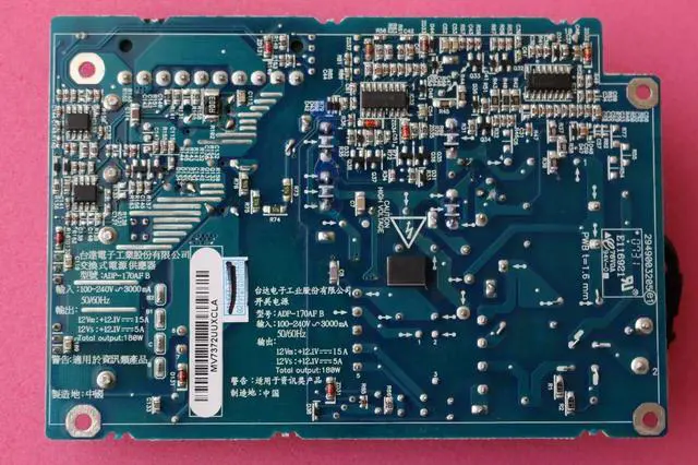 Alt view image 3 of 5 - Replacement 180W Power Supply Charge Board for Apple 20" iMac A1224 Power Supply 614-0420, 614-0426 ADP-170AF 100V-240V Delta (MV81) - Mid 2007 to Early 2008