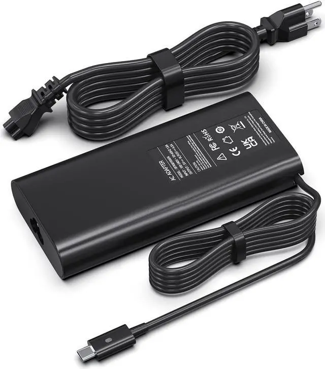 Main image of 130W USB C Laptops Charger for Dell, Fast Charging Type C Dell XPS 15 9500 17 9700 Precision 5550 5750 3560 3550 3551 Latitude 7210 7310 Adapter with Power Supply Cord