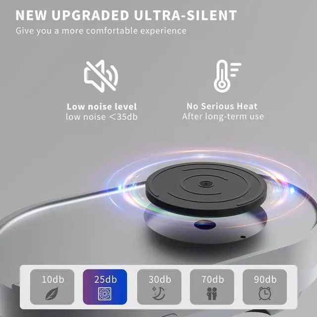 Alt view image 4 of 5 - Ergopollo Mouse Jiggler, Undetectable Mouse Mover Device Wiggler Shaker with Drive Free USB Cable and 5V1A Adapter, Moves Mouse Automatically, Keep PC Screen Active, Silver