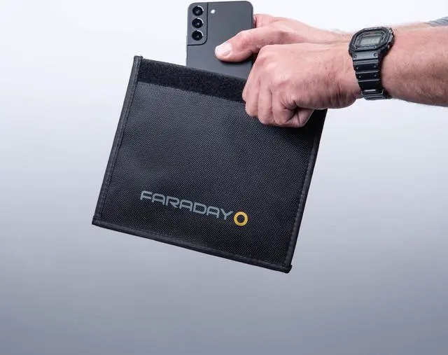 Alt view image 2 of 5 - Faraday Defense Non-Window Faraday Bag Jacket for Phones | Fast, Easy Access for Device Shielding - Law Enforcement & Military, Travel & Data Security, Executive Privacy, Anti-Tracking Anti-Hacking