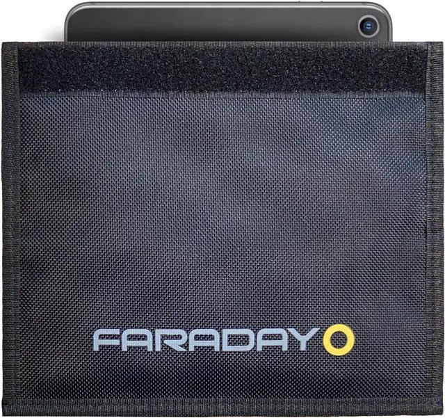 Faraday Bag For Phones - 2 Pack, Signal Blocking Pouch For Cell, GPS, RFID, Bluetooth & WiFi, Law Enforcement, Travel Security & Privacy (4.5" X 8")
