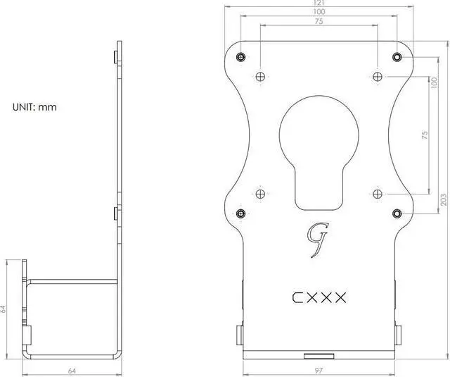 Alt view image 4 of 5 - Monitor Arm/Mount VESA Bracket Adapter Compatible with Samsung Curved 27" and 32" Curved Display Monitor T55 and S39C Series | Versions: CF27T55 | CF32T55 | 32" S39C | 27" S39C