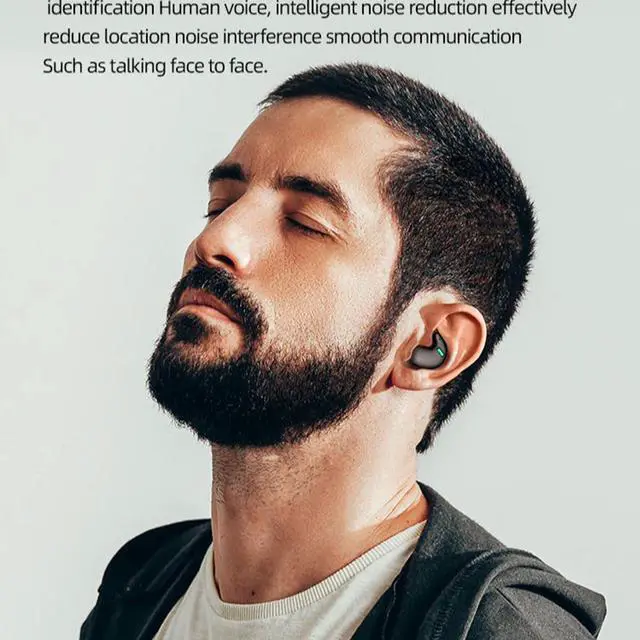 Alt view image 4 of 5 - IKXO Sleep Headphones Invisible Wireless Bluetooth Sleep Earbuds for Side Sleepers,Comfortable Noise Blocking Wireless Headphones for Sleeping,Stable Bluetooth 5.2 connection,Green