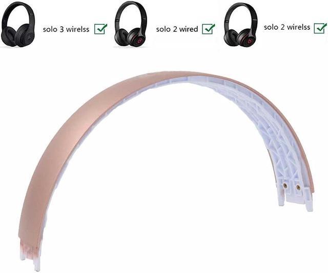 Alt view image 3 of 5 - Solo3 Headband Replacement Solo 3 Wireless Headband Replacement Repair Fix Parts Compatible with Solo3 Solo2 Wired/Wireless On-Ear Headphones (Rose Gold)