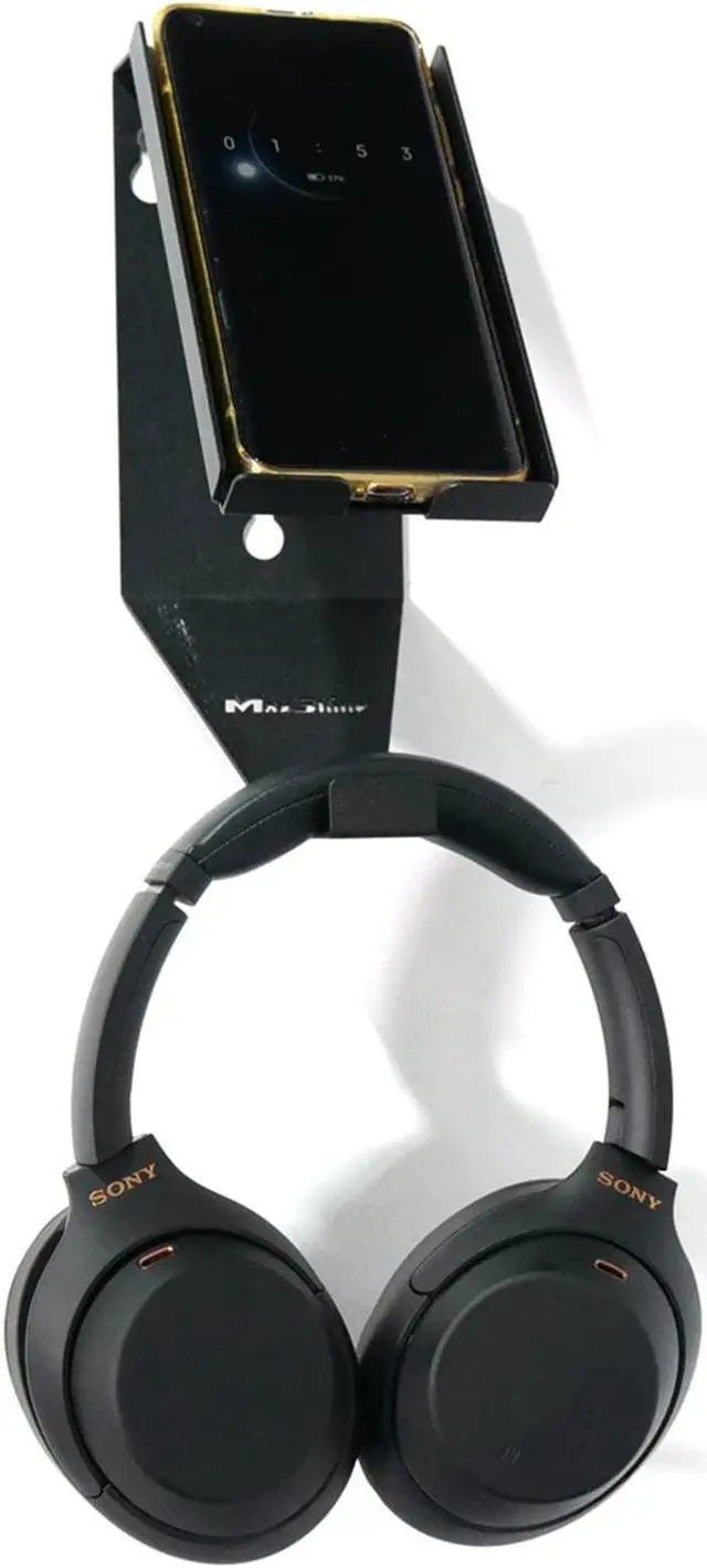 Alt view image 5 of 5 - Maxshine Phone & Headphone Holder - Wall-Mounted Organizer for Mobile & Garage, Durable & Anti-Corrosive, Ideal for Professional Car Care & Detailing Accessories