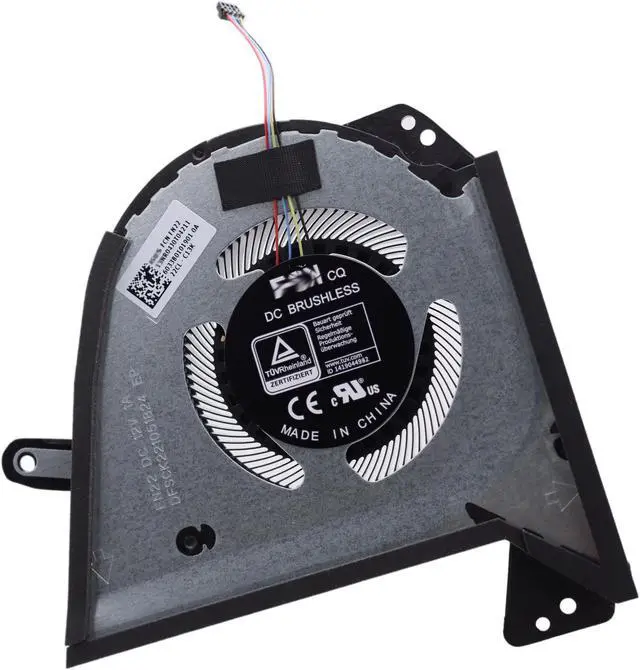 Alt view image 5 of 5 - Deal4GO 12V CPU Cooling Fan w/GPU Graphics Fan Replacement for ASUS ROG Zephyrus GA503QS GU603HE GU603HM GA503QR GA503QM GA503QS-BS96Q GU603HR