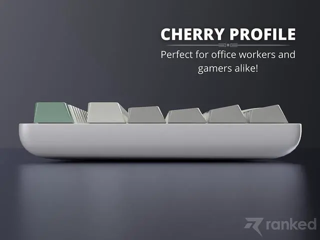 Alt view image 5 of 5 - Ranked Dye Sublimation Premium Keycap Set | 1.45 mm Thick PBT | Cherry Profile for Custom Mechanical Keyboard (9009, 169 Keys)