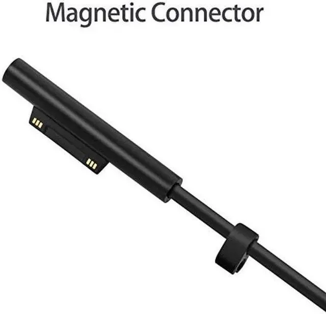 Alt view image 5 of 5 - Surface Pro 6 Pro 7 Charger, 65W Power Supply Adapter for Microsoft Surface Pro 3/4/5/6/7/X, Surface Book, Surface Laptop 1/2/3, Surface Laptop Go, Surface Go, with 6.2ft Power Cord