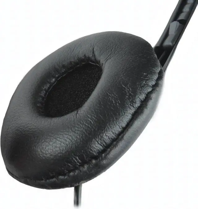 Alt view image 3 of 5 - Soundnetic SNCCV Bulk Classroom Headphones 10 Pack  Stereo Headphones with Leatherette Earpads & Volume Control, Black  Ideal for Schools