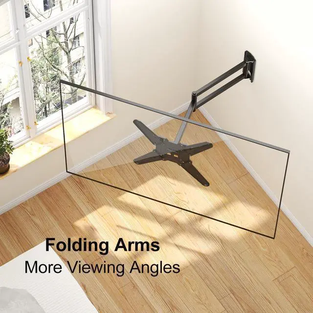 Alt view image 5 of 5 - Suptek Corner TV Wall Mount for Most 23"-60" TVs, Full Motion Long Arm TV Mount 30 inch Extension Articulating Wall Mount TV Bracket Max VESA 400x400mm, Smoothly Extendable, Holds up to 99 lbs A1S