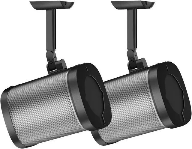 Main image of notiela Speaker Wall Mount and Ceiling Mount for Sonos One, One SL, Play 1 - Swivel & Tilt Adjustable Mounting Brackets for Sonos One, One SL, Play:1 Speaker Mounts, 2 Pack, Black