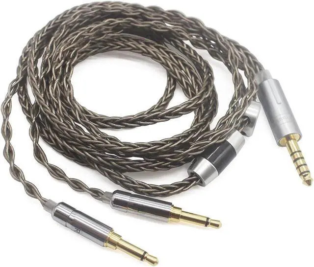 Alt view image 3 of 5 - Youkamoo 4.4mm Balanced Replacement Upgrade Cable Compatible with Denon AH-D600 AH-D7200 AH-D7100 AH-D9200 AH-D5200 Focal Elear Headphones