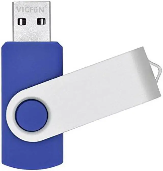 Alt view image 3 of 5 - VICFUN 50 Pack 128MB USB Flash Drive 128MB Flash Drives USB 2.0 Blue/Black Half