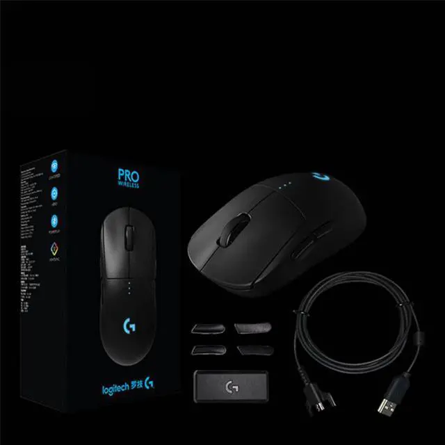 Alt view image 7 of 7 - Logitech G PRO Wireless Gaming Mouse, Hero 16K Sensor, 16,000 DPI, RGB, Ultra Lightweight, 4 to 8 Programmable Buttons, Long Battery Life, On-Board Memory, Built for Esport, PC / Mac - Black