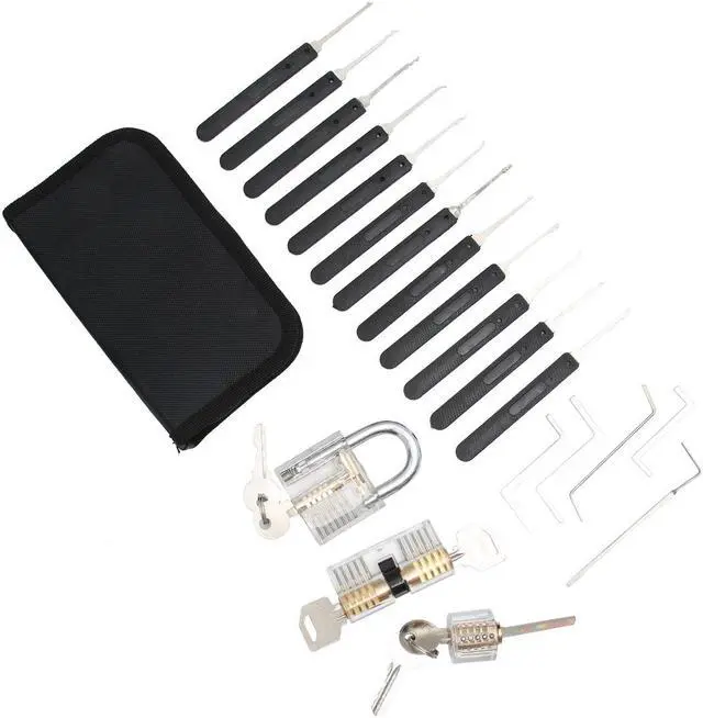 Alt view image 2 of 7 - 1 Set 26PCS Handmade Unlocking Repairing Tools Set Professional Unlocking Tools