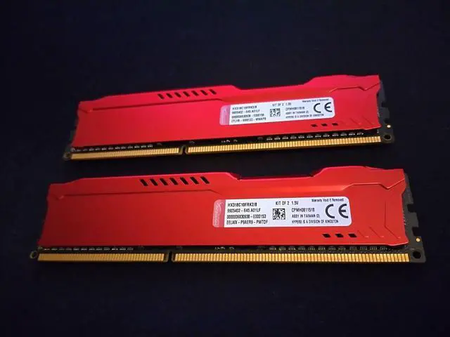 Main image of HyperX FURY 8GB (2 x 4GB) DDR3 1866 Desktop Memory Model HX318C10FRK2/8