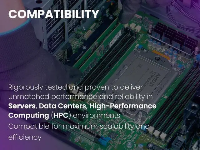 Alt view image 4 of 6 - RIMLANCE 96GB(2x48GB) DDR5 6400MHz PC5-51200 2Rx8 1.1V 288-PIN ECC Registered RDIMM Server Memory KIT