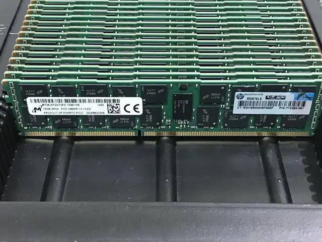 Alt view image 2 of 2 - 1x 16GB PC3-14900R 1866MHz DDR3 Memory 708641-B21 712383-081 RAM HPE E5 E7 V2
