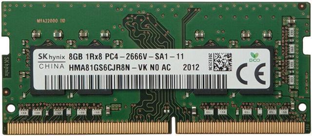 SK Hynix 8GB SODIMM DDR4 3200 PC4 1Rx8 HMA81GS6DJR8N-XN SO-DIMM Laptop RAM  Memory for Dell HP Lenovo and Other Systems