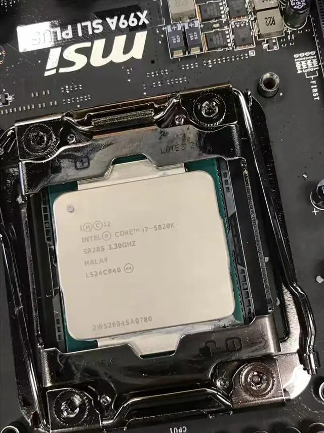 Alt view image 4 of 11 - MSI X99A SLI PLUS LGA 2011-v3 DDR4 Intel X99 SATA 6Gb/s USB 3.1 USB 3.0 ATX Intel Motherboard Desktop Mainboard with i7-5820K 6C12T