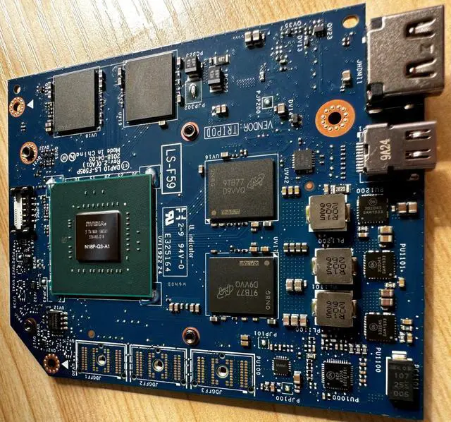 Alt view image 5 of 7 - N18P-Q3-A1 TJFRK LS-F595P Dell nVidia Quadro P2000 4GB GPU Card Video Card for Precision 7530 Laptop