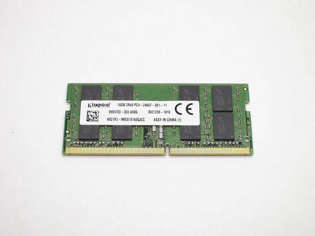 16GB DDR4-2666 SODIMM Kingston ACR26D4S9D8ME-16 Equivalent Laptop Memory RAM