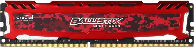Alt view image 3 of 3 - Ballistix Sport LT 8GB DDR4 2400 (PC4 19200) Desktop Memory Model BLS8G4D240FSE