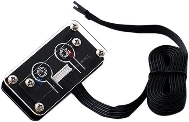 Alt view image 2 of 5 - PC Power Switch Button Cable,Desktop Computer Power Supply On/Off,Reset Switcher Extention Cord w/ HDD LED Indicator& PMMA Case-2FT