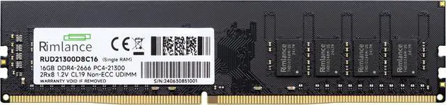 Alt view image 2 of 6 - RIMLANCE Ram 16GB DDR4-2666 (PC4-21300) 288-Pin desktop memory