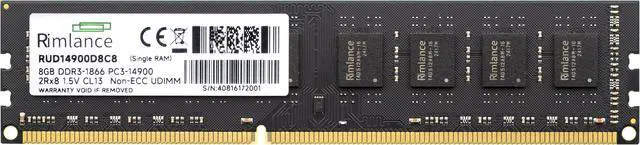 Alt view image 2 of 6 - RIMLANCE Ram 8GB DDR3-1866 (PC3L-14900)  240-Pin desktop memory