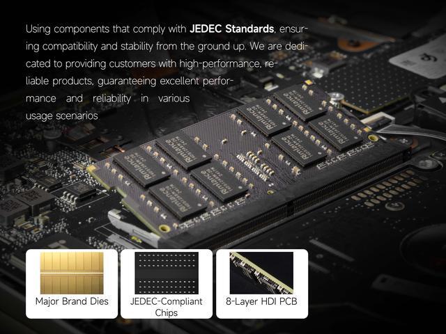 Alt view image 4 of 5 - Rimlance 32GB (1X32GB) 1.2V DDR4 2933MHZ PC4-23400 SODIMM 2RX8
