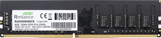 Alt view image 2 of 6 - Rimlance 8GB (1X8GB) 1.2V DDR4 2933MHZ PC4-23400 UDIMM 1RX8