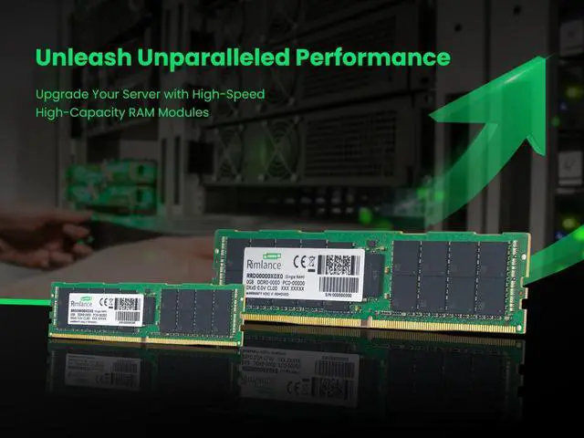 Alt view image 5 of 6 - Rimlance 64GB (1X64GB) 1.2V DDR4 2933MHZ PC4-23400 LRDIMM 4RX4