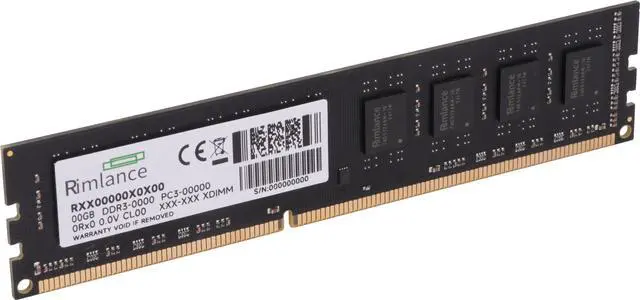 Alt view image 3 of 6 - Rimlance 4GB (1X4GB) 1.5V DDR3 1333MHz PC3-10600 UDIMM 1RX8
