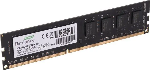 Alt view image 2 of 6 - Rimlance 4GB (1X4GB) 1.5V DDR3 1600MHZ PC3-12800 UDIMM 1RX8