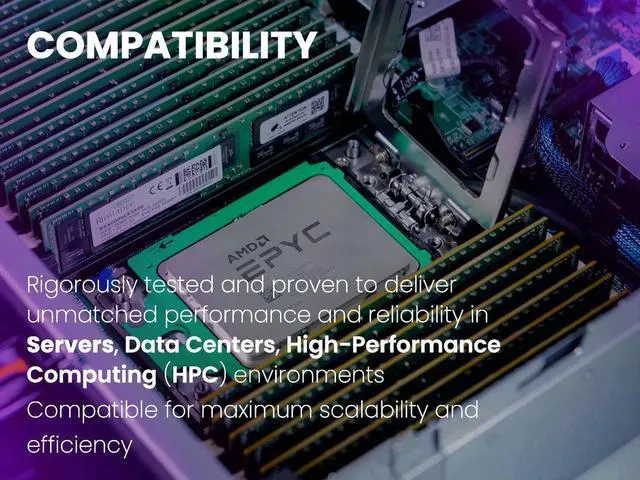 Alt view image 4 of 6 - RIMLANCE 32GB (1X32GB) DDR4 2400MHZ PC4-19200 2Rx4 1.2V 288-PIN ECC Registered RDIMM Server Memory
