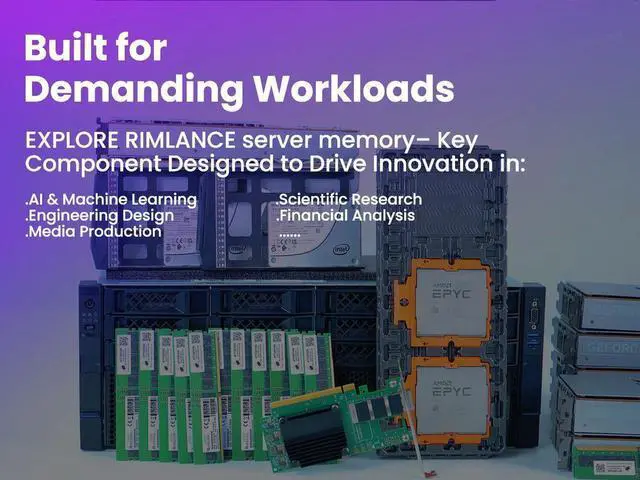 Alt view image 3 of 6 - RIMLANCE 48GB(1x48GB) DDR5 6400MHz PC5-51200 2Rx8 1.1V 288-PIN ECC Registered RDIMM Server Memory