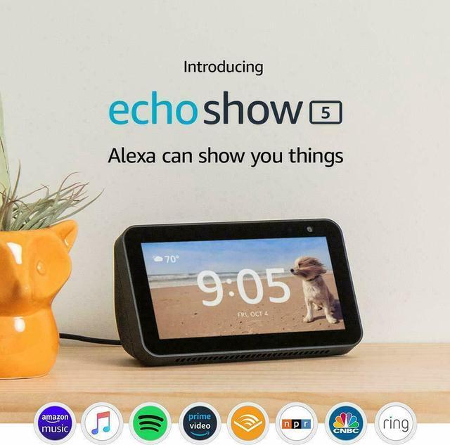 Alt view image 3 of 7 - Ring Video Doorbell 3 with Echo Show 5 (Charcoal)